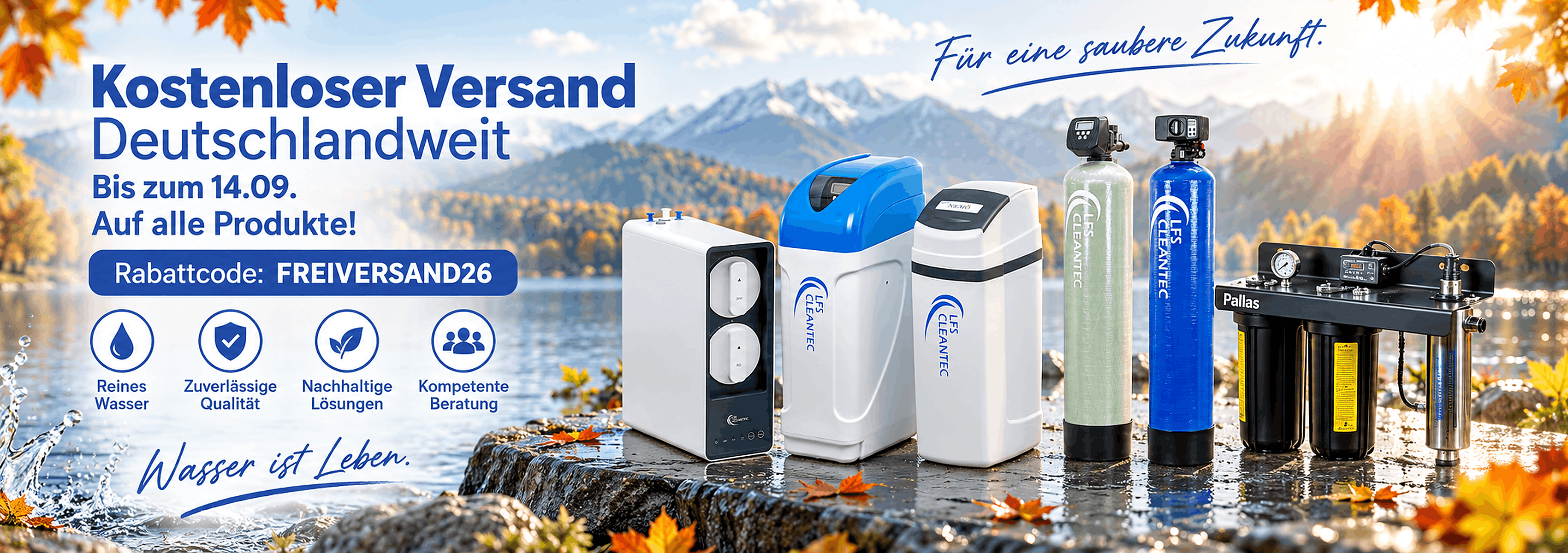 Bestpreise vom Profi für Ihre Wasseraufbereitung!