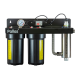 Regenwasser- und Brunnenwasser-Aufbereitungsanlage für Haus & Garten – 3-stufig mit Vorfilter, Aktivkohle und UV-Desinfektion | PHUV33